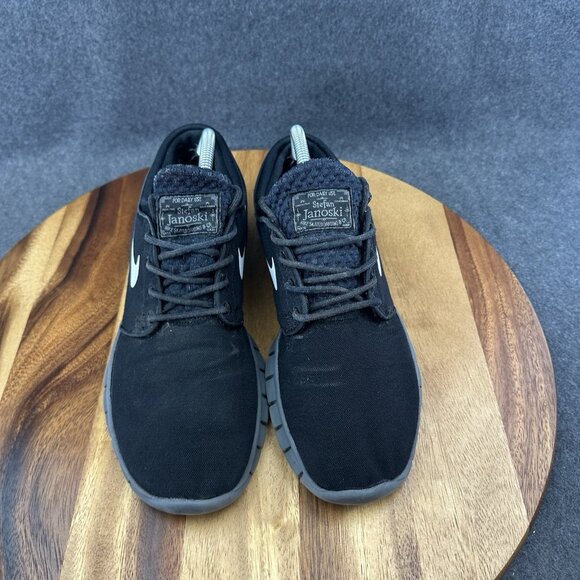 Nike Stefan Janoski Max Black Gray Anthracite Athletic Shoes 631303-009 Mens 9 - Picture 4 of 9